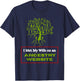 Funny Genealogy Marriage Joke I Met My Wife Through Ancestry T-Shirt - T-Shirt | Navy