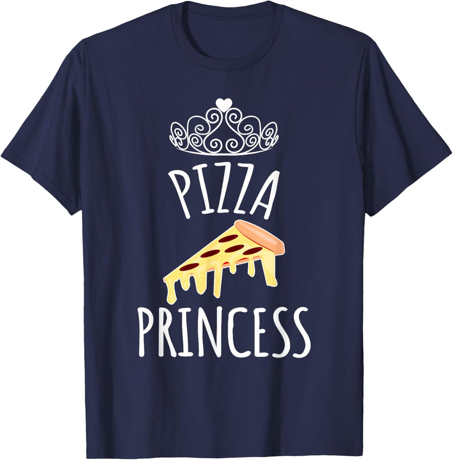 Pizza Princess T-Shirt - T-Shirt | Navy