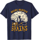 Neurology Nursing RN Halloween Neuro Nurses Love Brains T-Shirt - T-Shirt | Navy