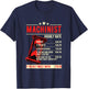 Funny Machinist Hourly Rate T Shirt T-Shirt - T-Shirt | Navy