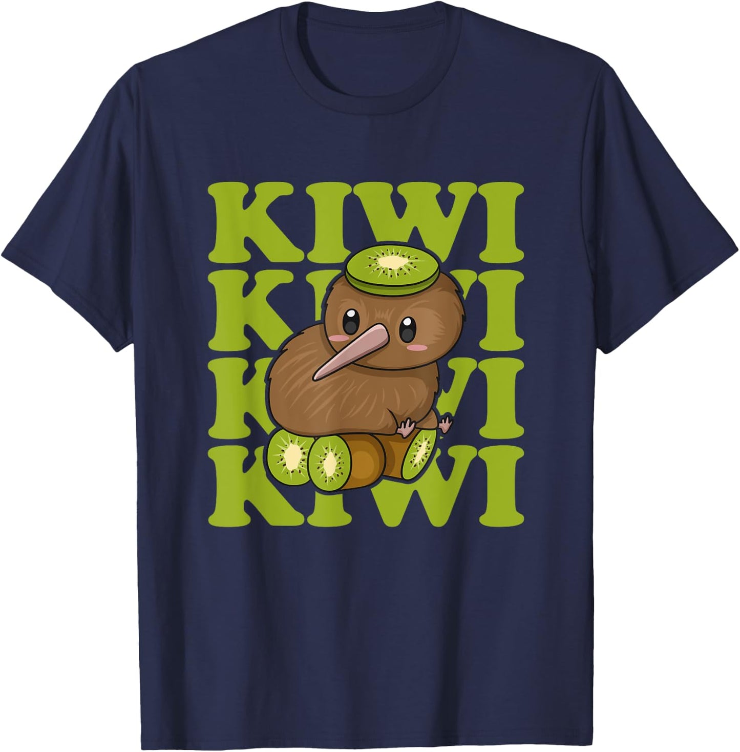 Kiwi New Zealand Quote for a Kiwi Bird Lover T-Shirt - T-Shirt | Navy