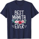 Best Mamita Ever Flowers Mothers Mom From Daughter - Son T-Shirt - T-Shirt | Navy
