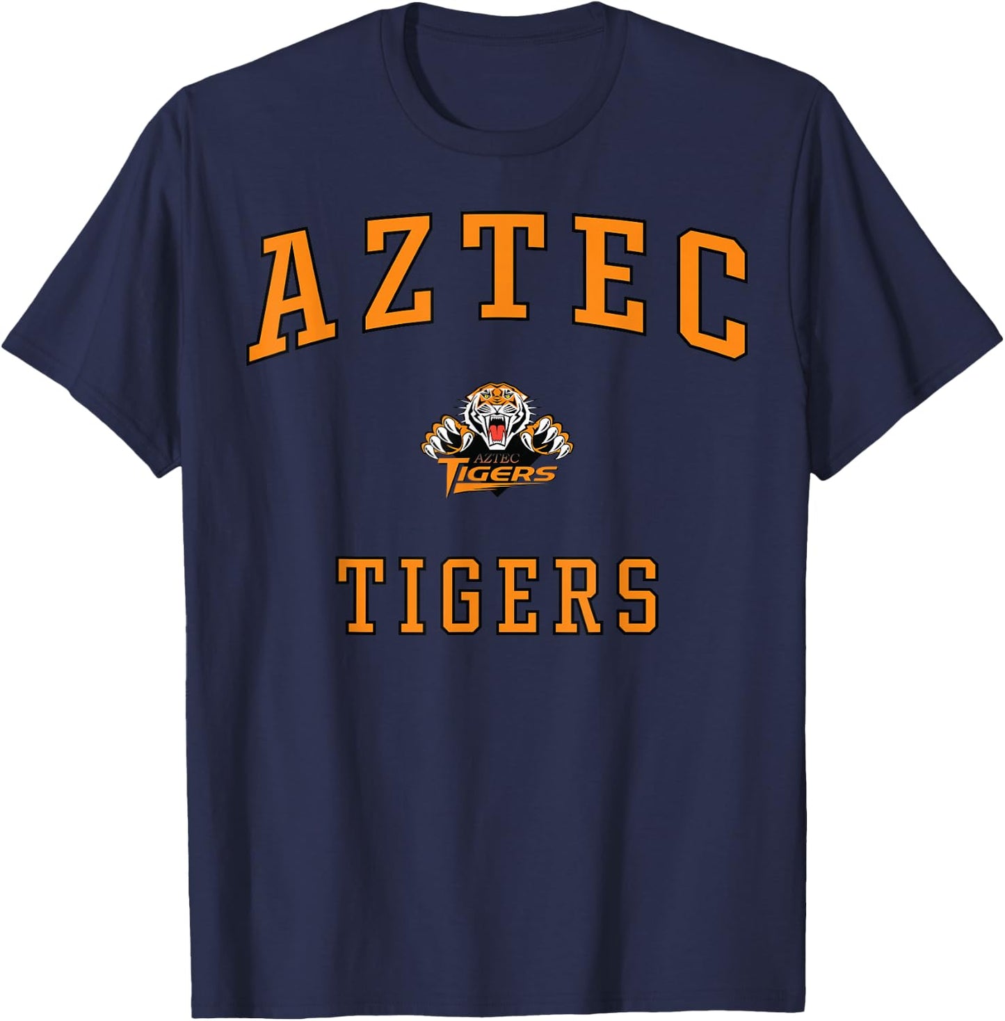 Aztec High School Tigers T-Shirt - T-Shirt | Navy
