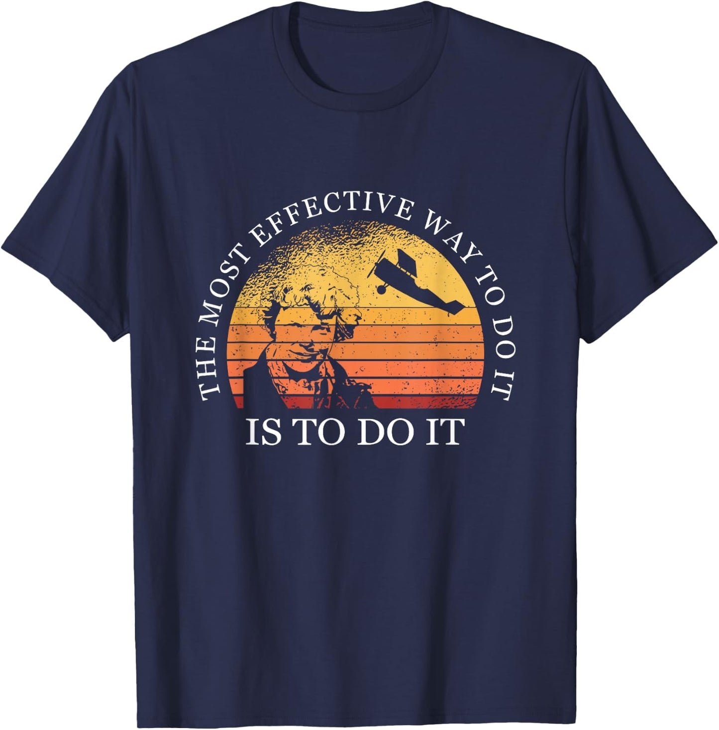 The most effective way to do it is to do it Earhart Day T-Shirt - T-Shirt | Navy