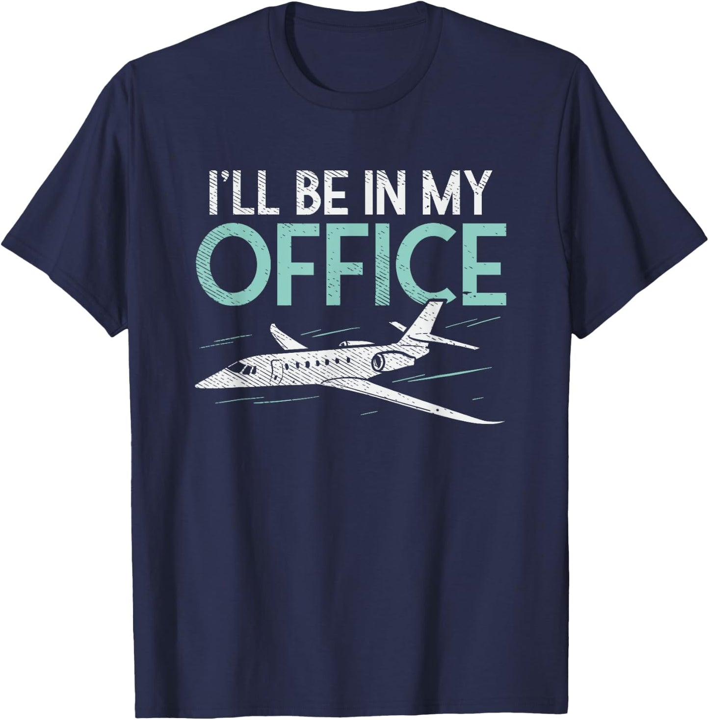 Funny Pilot Aviation T-Shirt - T-Shirt | Navy