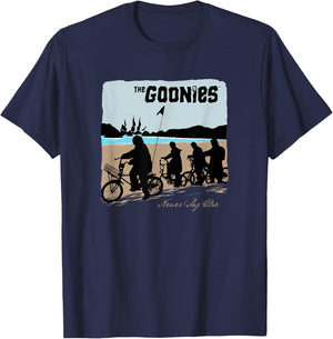 The Goonies Beach Silhouettes T-Shirt - T-Shirt | Navy