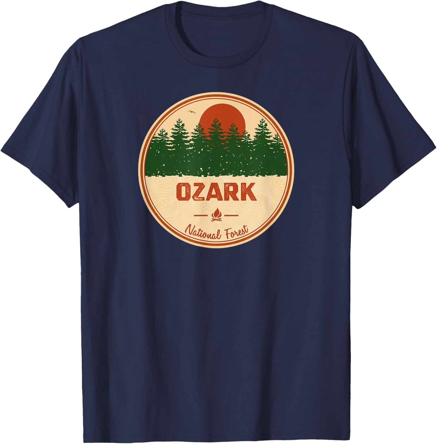 Ozark National Forest T-Shirt - T-Shirt | Navy