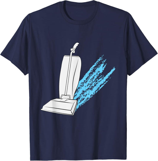Vacuum Kids Toy Vacuumcup Vacuum Machines Vacuum Nose Vacuum T-Shirt - T-Shirt | Navy