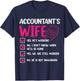 Accountant's Wife T-Shirt - T-Shirt | Navy