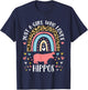 I'm Just A Girl Who Loves Hippos Heart Funny Hippo Lover T-Shirt - T-Shirt | Navy