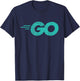 Golang Go Programming Language - Go logo for Go Developers T-Shirt - T-Shirt | Navy