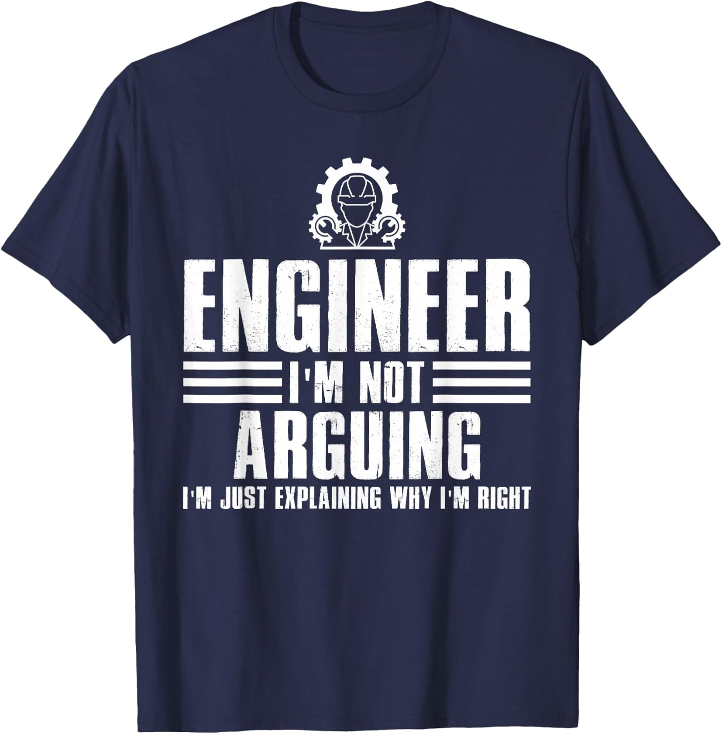Funny Engineer Art Men Women Mechanic Electrical Engineering T-Shirt - T-Shirt | Navy