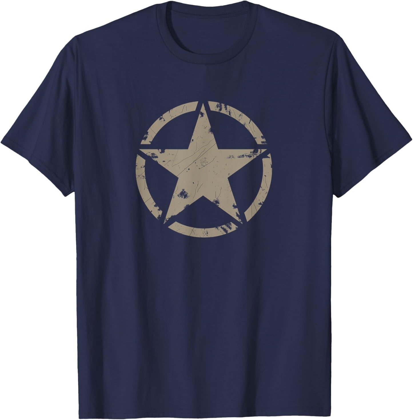 Air Force Logo Star Vintage US Military Airforce Men Women T-Shirt - T-Shirt | Navy