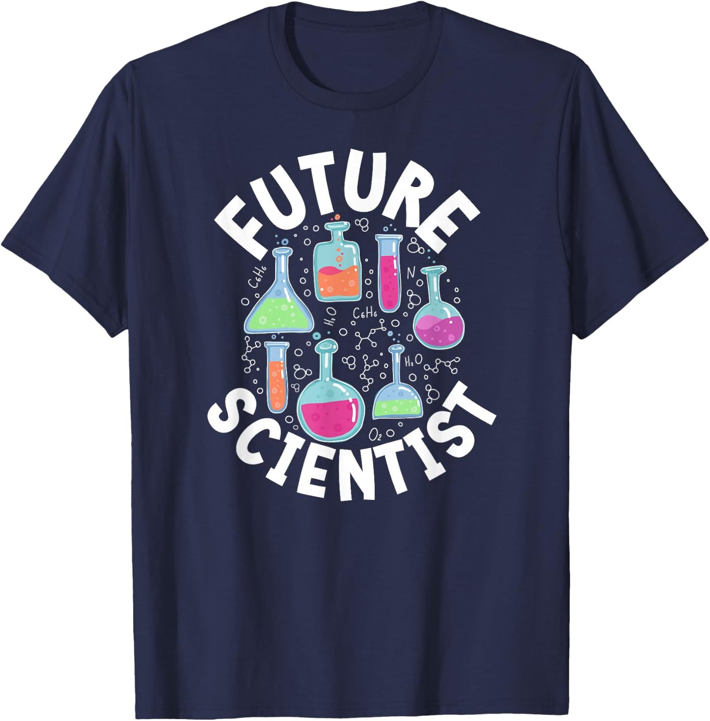 Future Scientist Science Kids Scientist Boy T-Shirt - T-Shirt | Navy