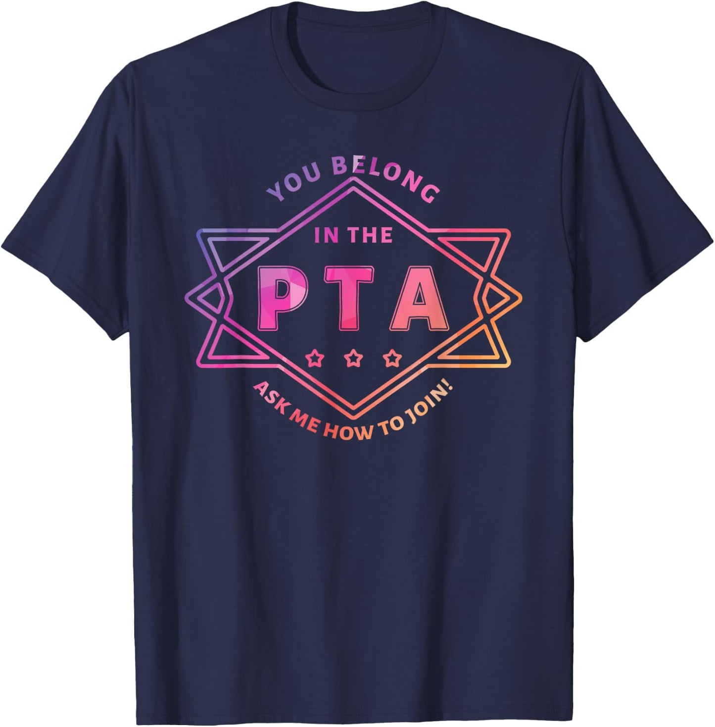 PTA Promotion Graphic - School Parent Teacher Association Men Women Girls Kids T-Shirt - T-Shirt | Navy
