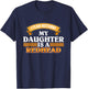 My Daughter Is A Redhead Cute Red Hair Girls Women Graphic T-Shirt - T-Shirt | Navy