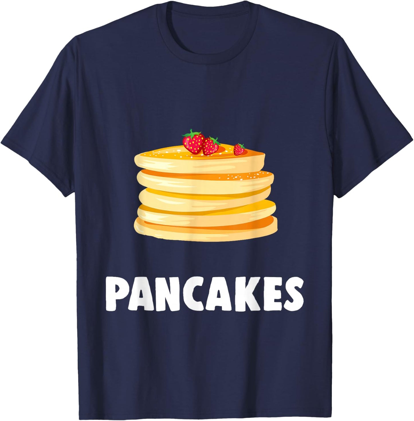 Couple Matching Halloween Costumes Pancakes T-Shirt - T-Shirt | Navy