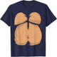 Monkey Costume Easy Lazy Halloween For Boys Men T-Shirt - T-Shirt | Navy