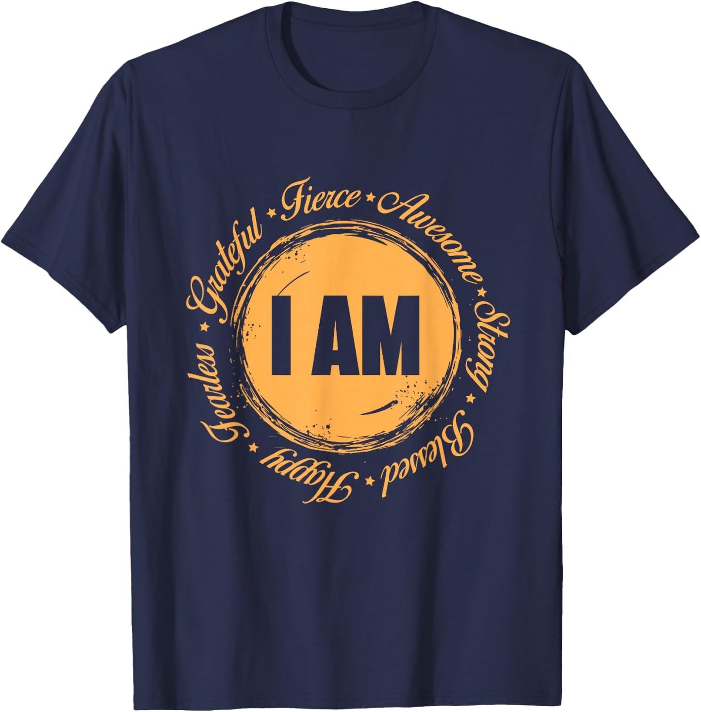 Motivational Quote Inspiration Positive Saying Life Slogan T-Shirt - T-Shirt | Navy