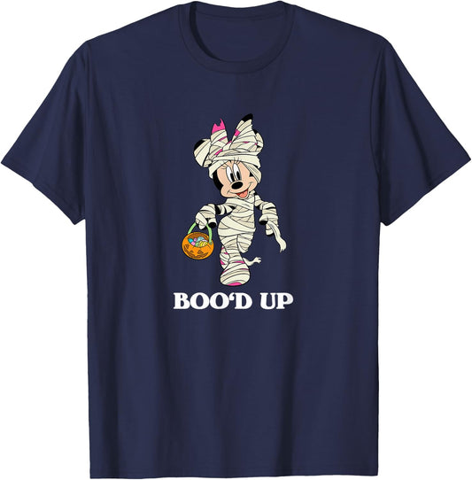 Disney - Halloween Minnie Boo'd Up T-Shirt - T-Shirt | Navy