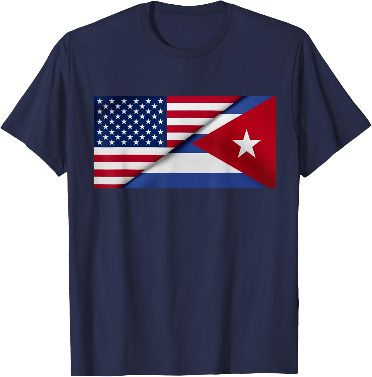 Patria y Vida, Cuban and American Patriotic Flags together. Women Kids Men T-Shirt - T-Shirt | Navy