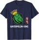 Cool Watermelon King Design T-Shirt - T-Shirt | Navy