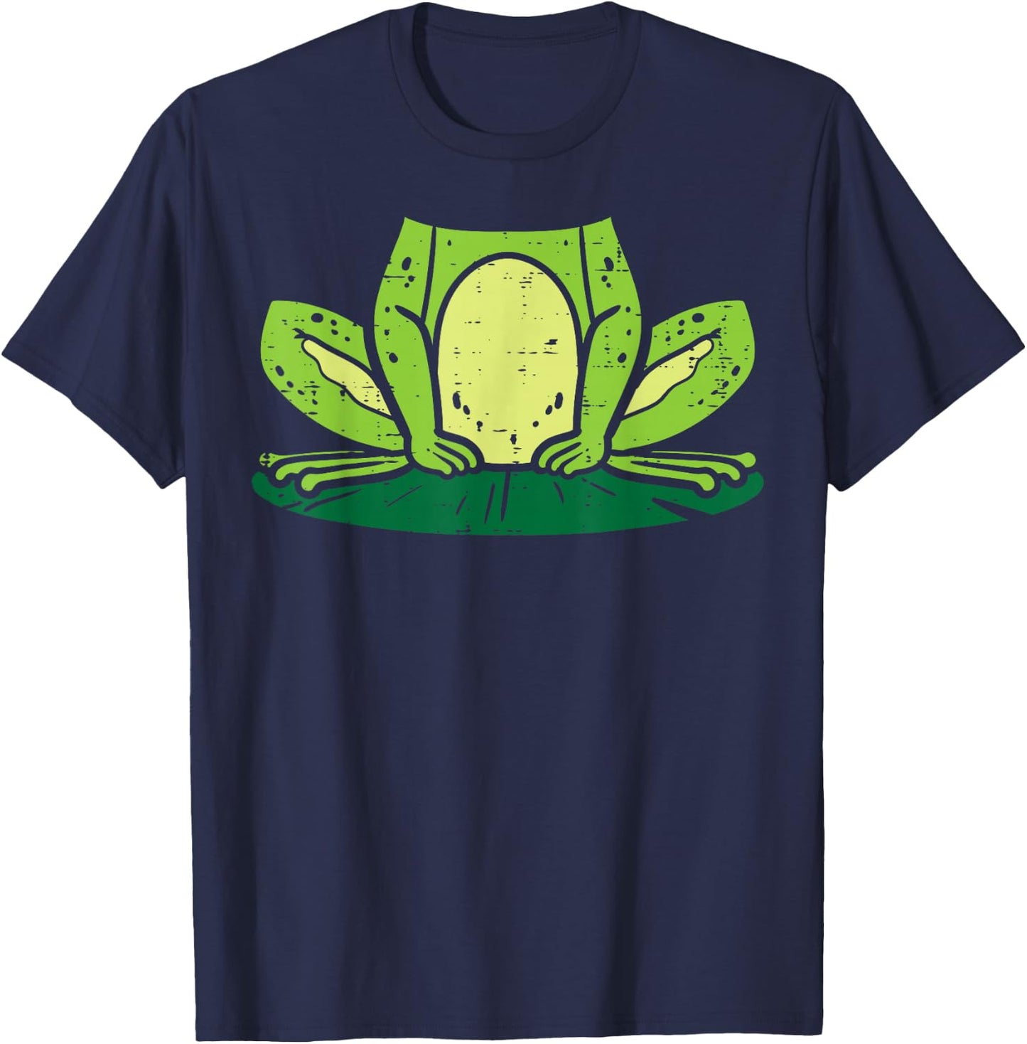 Frog Costume Funny Halloween Animal Men Women Boys Girls T-Shirt - T-Shirt | Navy