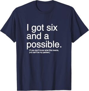 I got six and a Possible Spades T-Shirt - T-Shirt | Navy