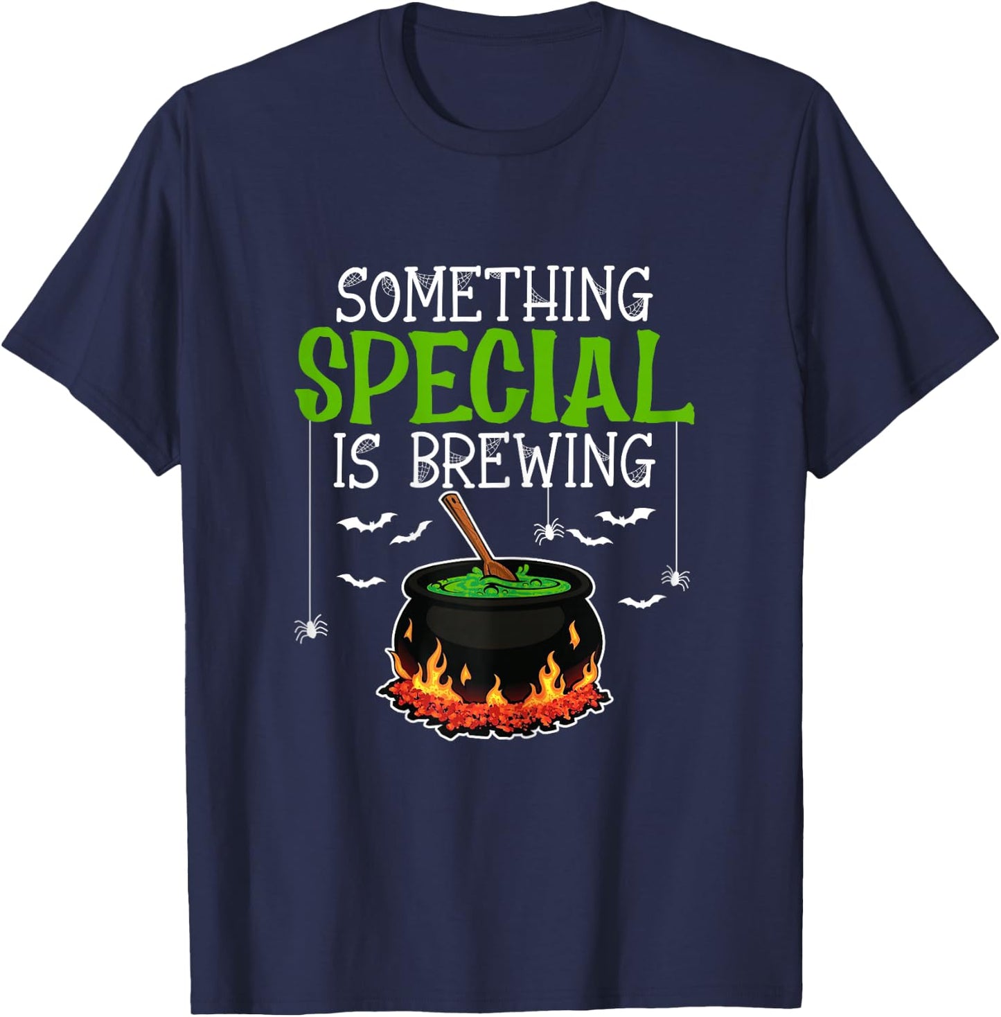 Something Special Brewing Halloween Pregnancy Announcement T-Shirt - T-Shirt | Navy