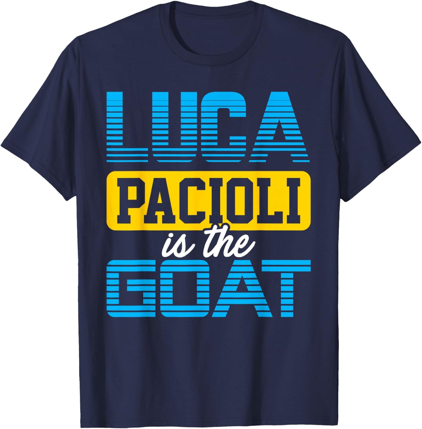 Wonderful Luca Pacioli - Fun Accountant T Shirt T-Shirt - T-Shirt | Navy