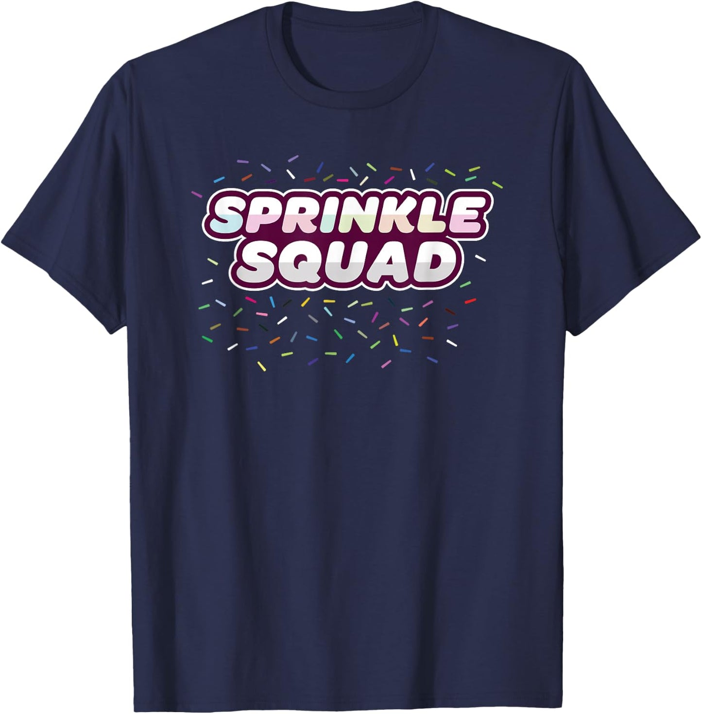 Sprinkle Squad Cute Donut Ice Cream Sweet Sprinkles Squad T-Shirt - T-Shirt | Navy