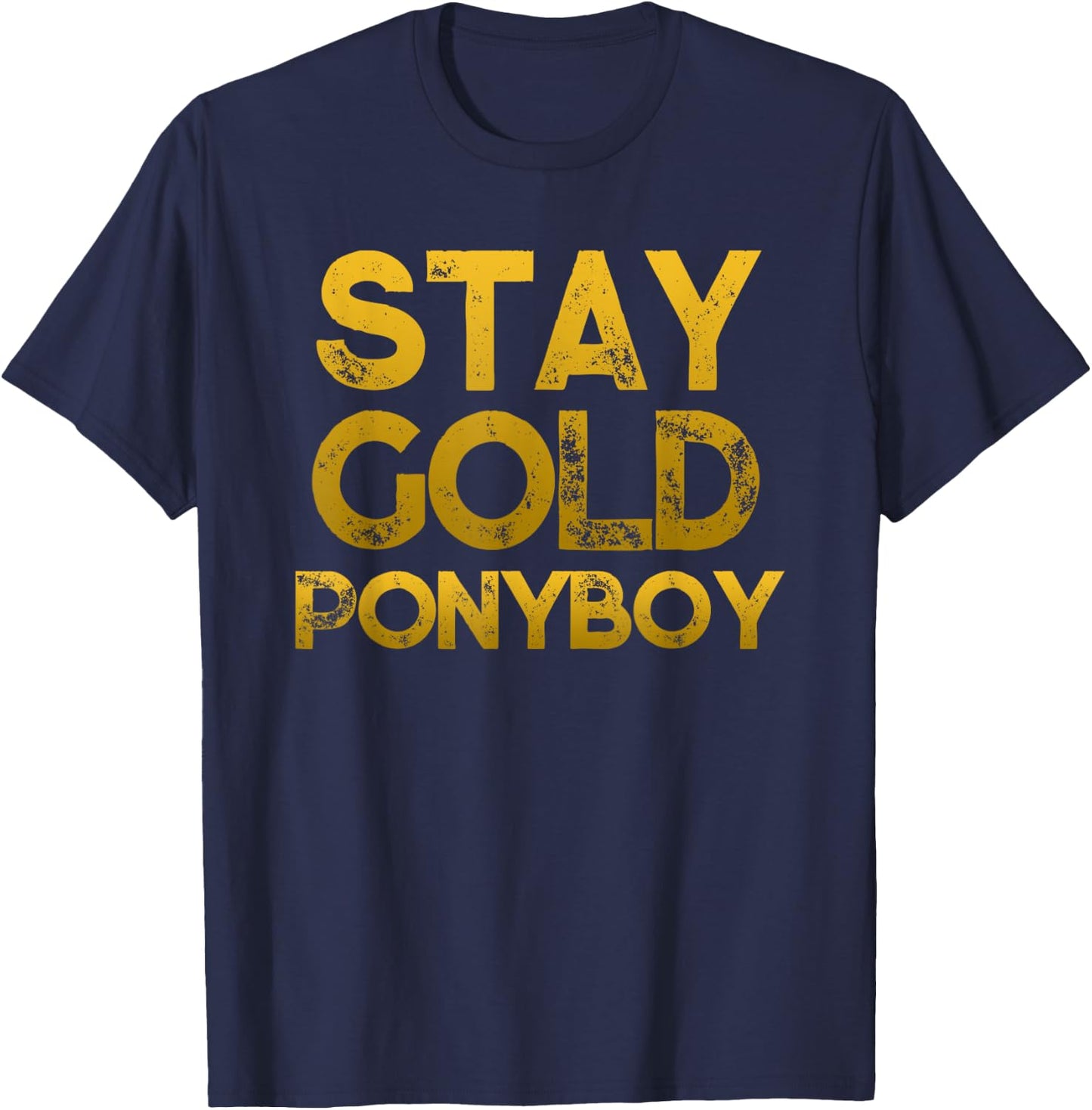 Stay Gold Ponyboy T-Shirt - T-Shirt | Navy