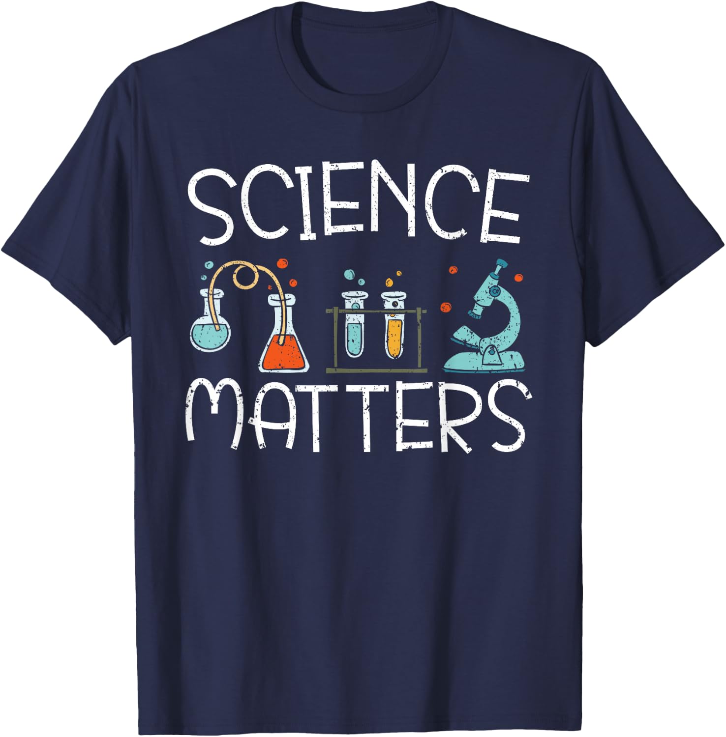 Science Matters Future Scientist Chemistry Biology T-Shirt - T-Shirt | Navy