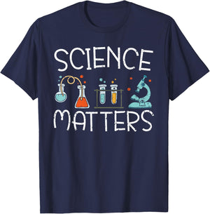 Science Matters Future Scientist Chemistry Biology T-Shirt - T-Shirt | Navy