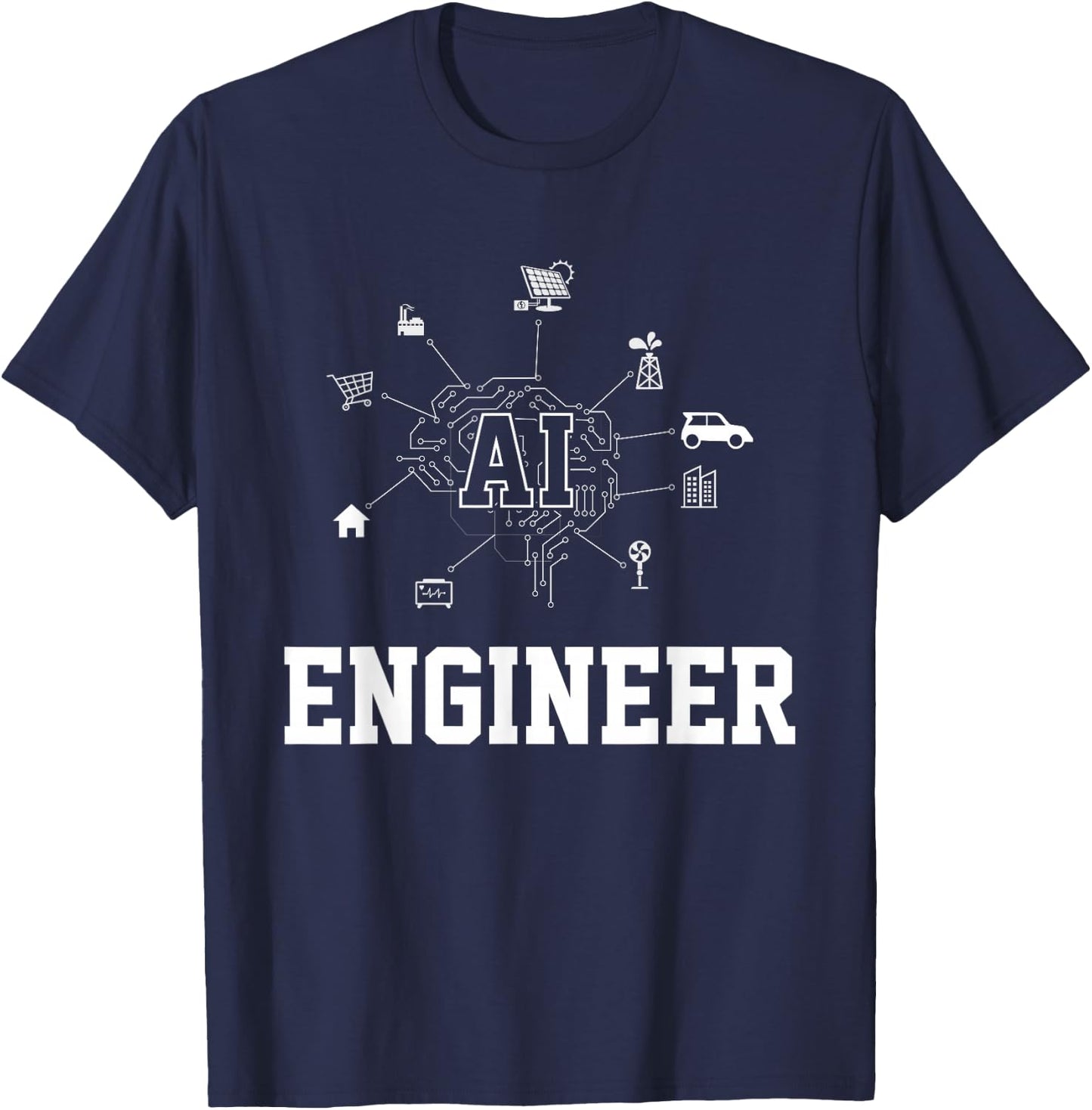 Artificial Intelligence Engineer - Ai Engineer T-Shirt - T-Shirt | Navy