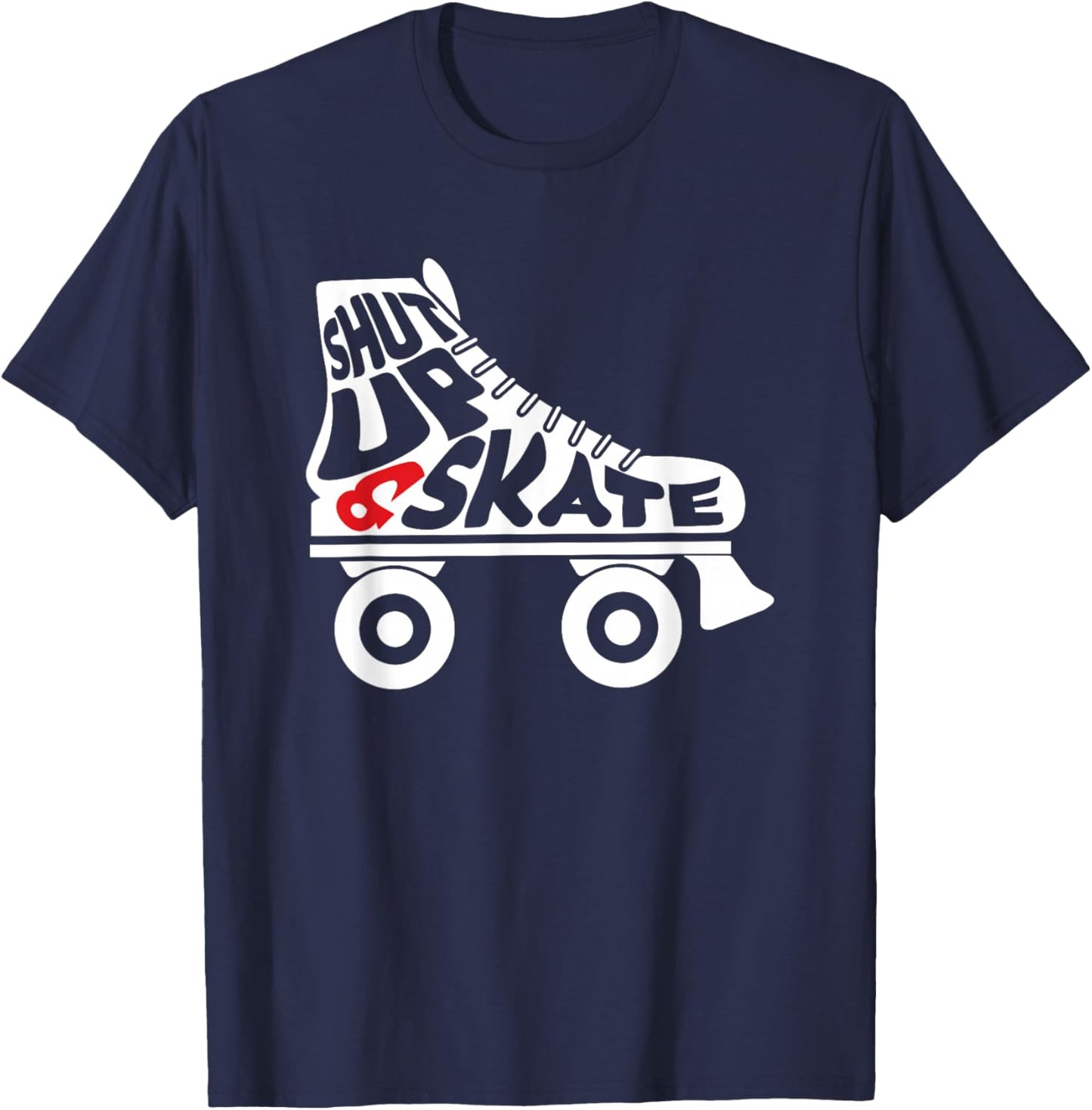 Inline Skater Sk8 Rollerblading Skate Skating Blades Gift T-Shirt - T-Shirt | Navy