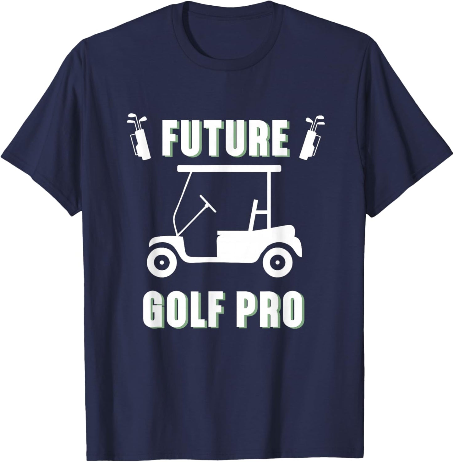 Future Golf Pro Golfer Sports Player T-Shirt - T-Shirt | Navy