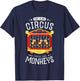 Circus Gift Circus Event Staff Carnival - This Is My Circus And These Are My Monkeys - -Adults Black Short Sleeve - Small T-Shirt - T-Shirt | Navy