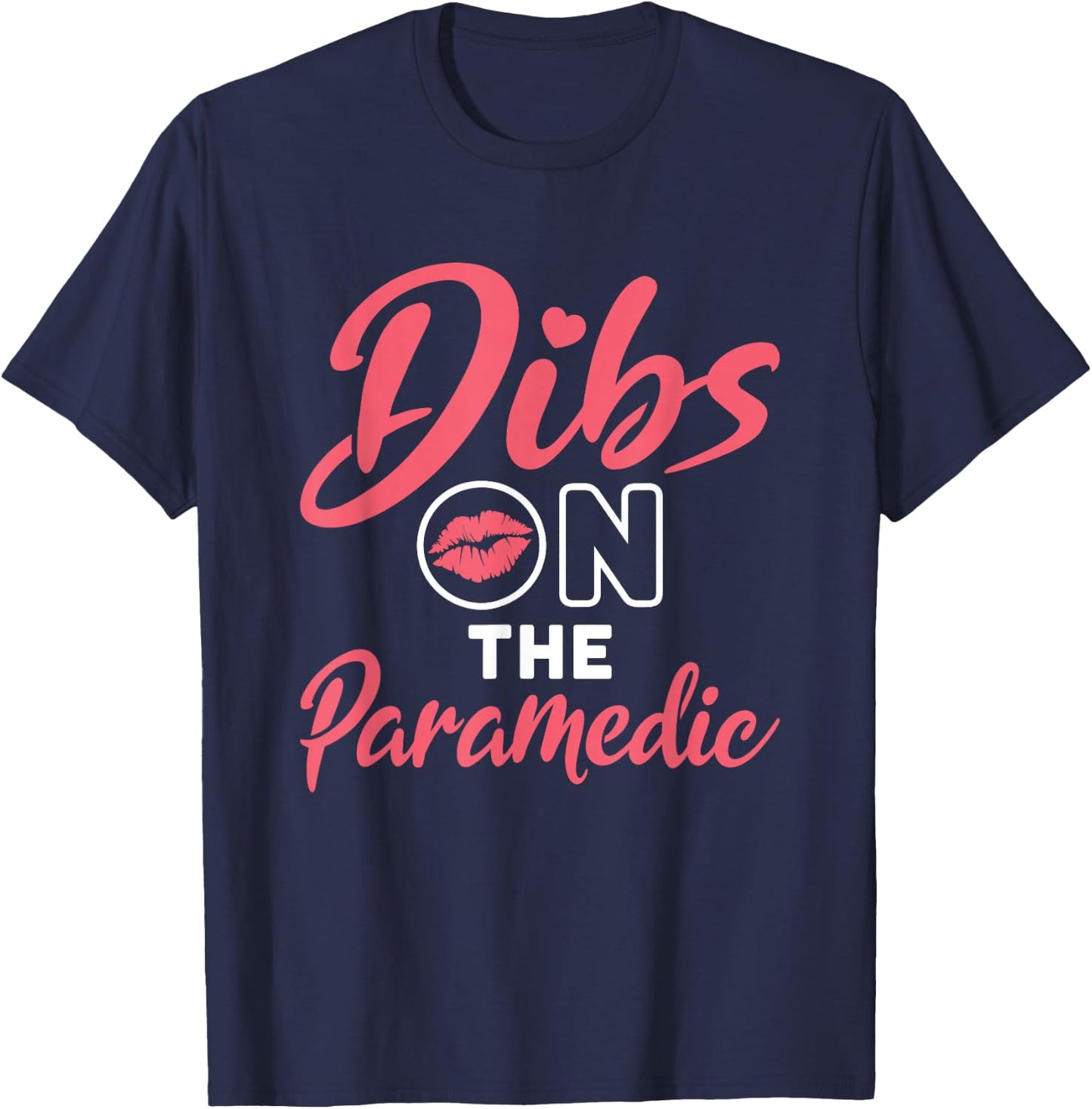 Paramedic Clothing And Gifts Women's Black Modern Novelty Paramedic EMT Wife T-Shirt - T-Shirt | Navy