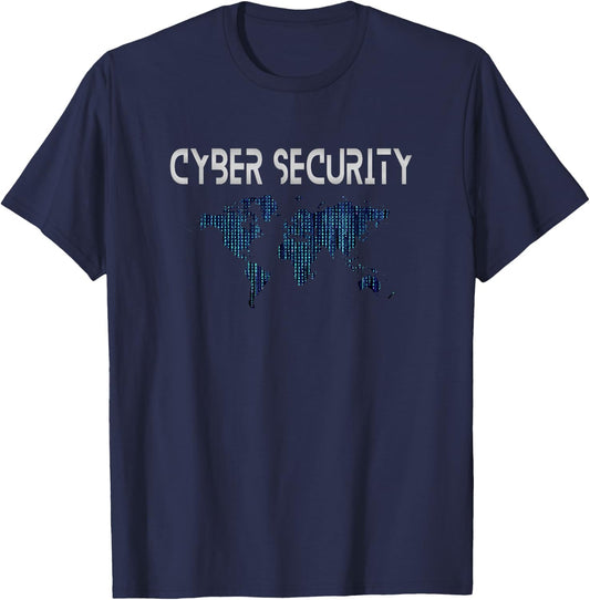 Cyber Security Shirt Security T-Shirt - T-Shirt | Navy