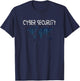 Cyber Security Shirt Security T-Shirt - T-Shirt | Navy