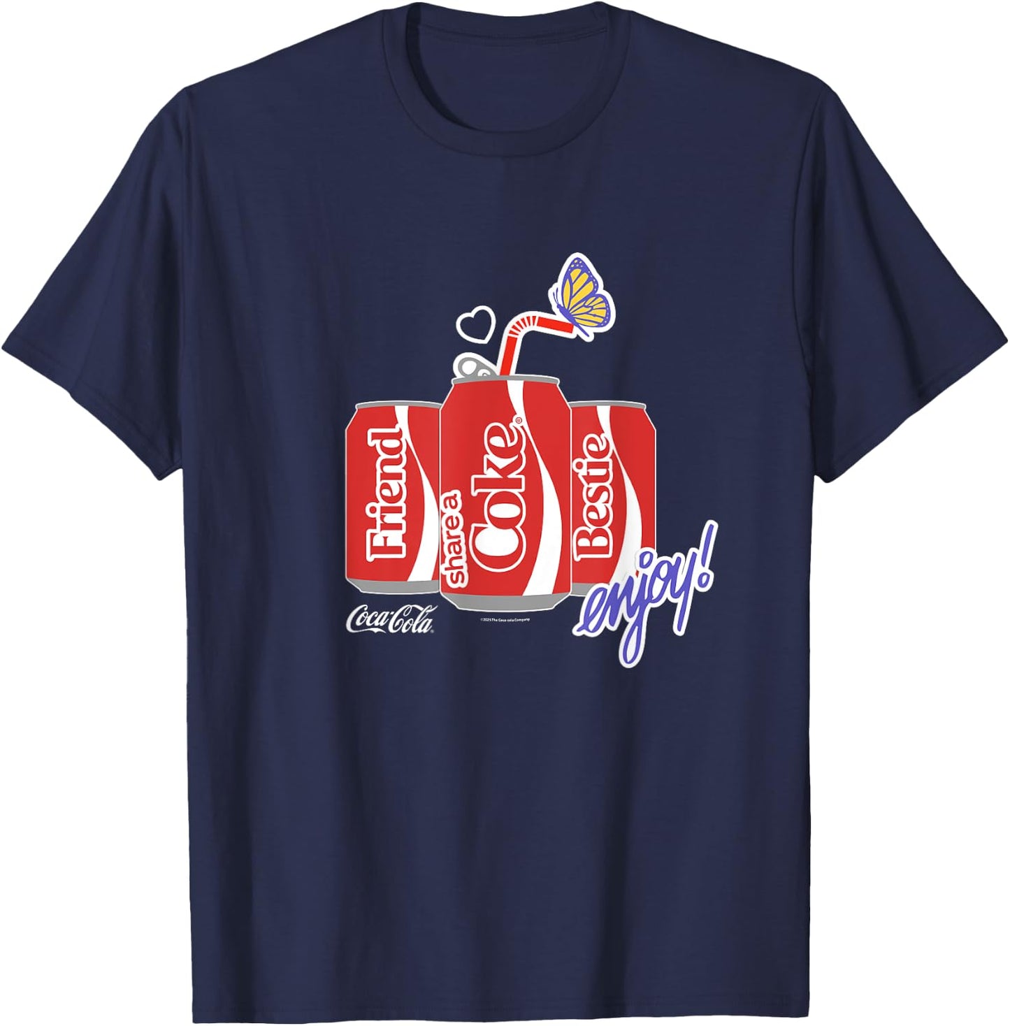 Coca-Cola Share A Coke Besties T-Shirt - T-Shirt | Navy