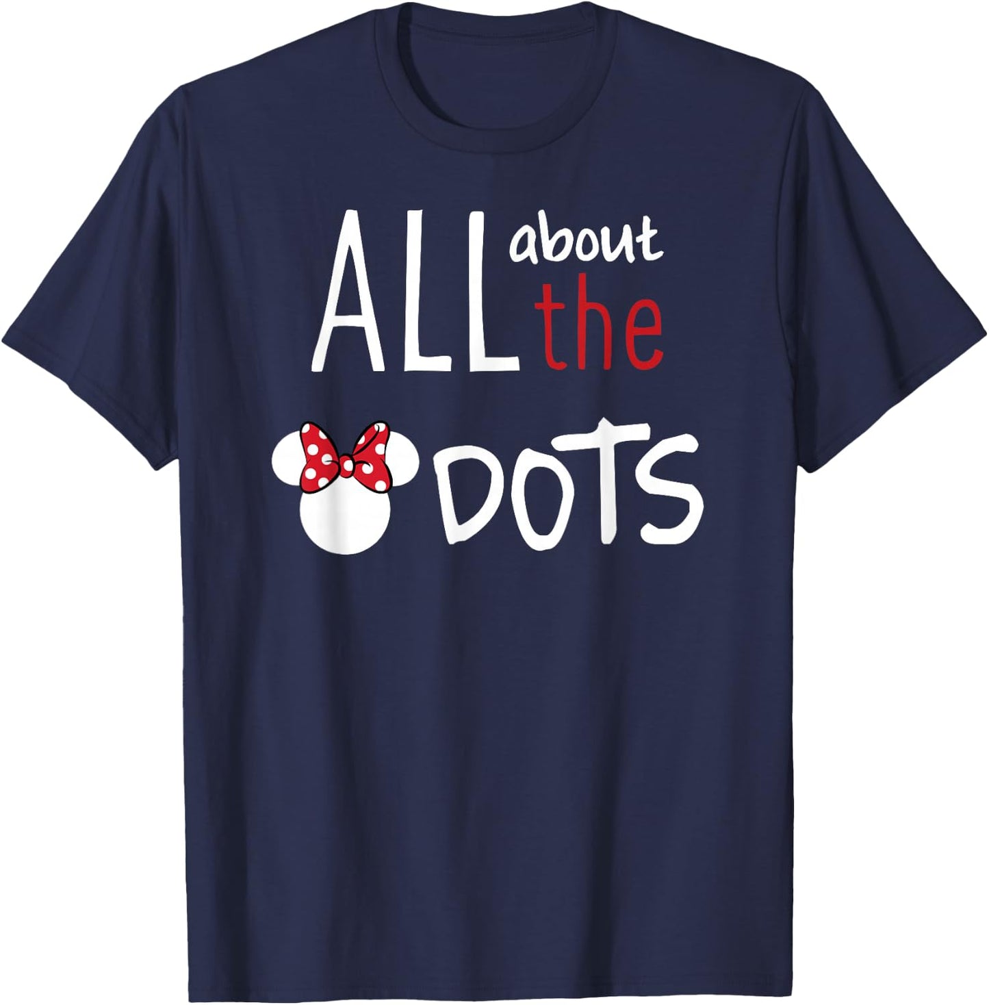 Disney - Minnie Mouse is All about the Dots T-Shirt - T-Shirt | Navy