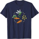 Dragonfly Garden Pond Habitat Pond Life Cycle Dragonfly T-Shirt - T-Shirt | Navy