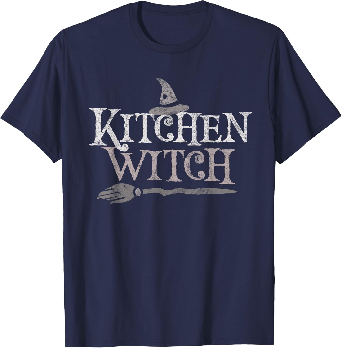 Funny KITCHEN WITCH Costume Chef Crew Cook Squad Cooking T-Shirt - T-Shirt | Navy
