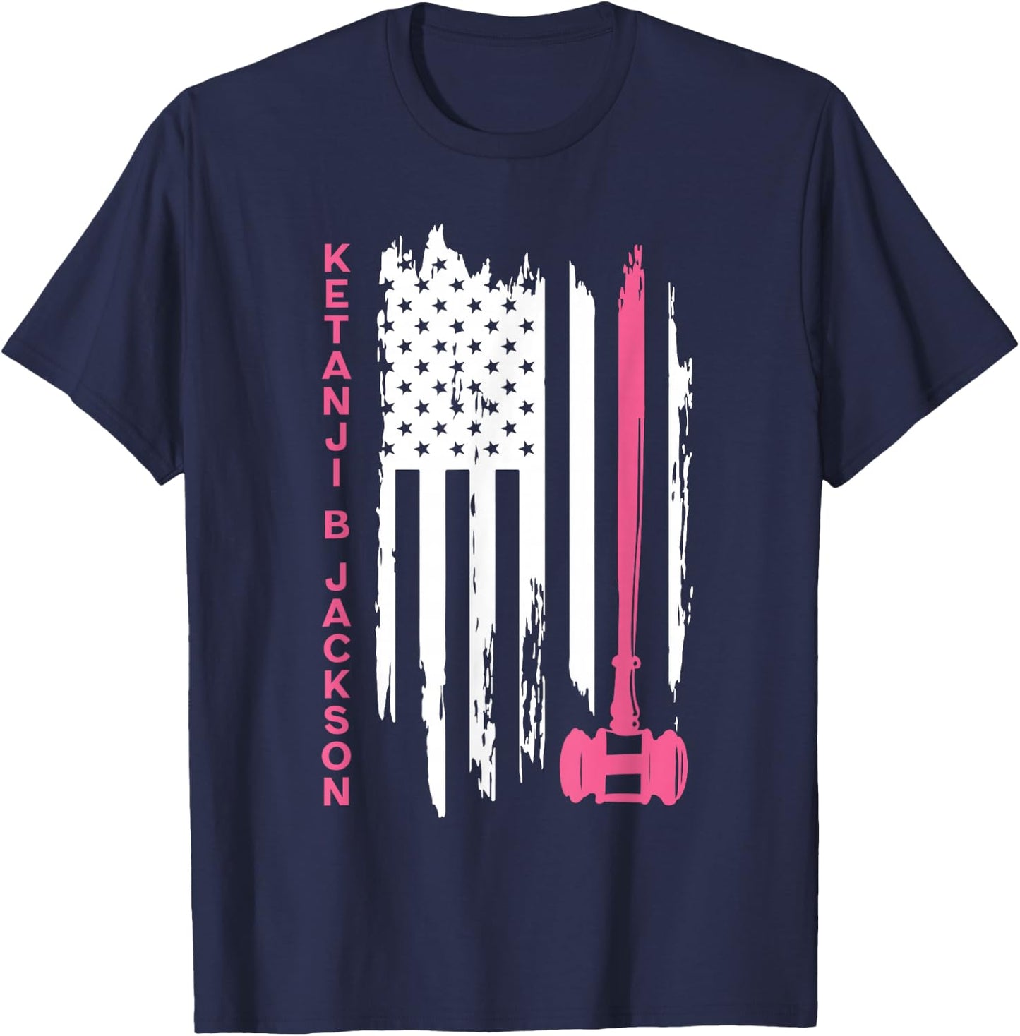 Judge Ketanji Brown Jackson KBJ Court Judge Scottus T-Shirt - T-Shirt | Navy