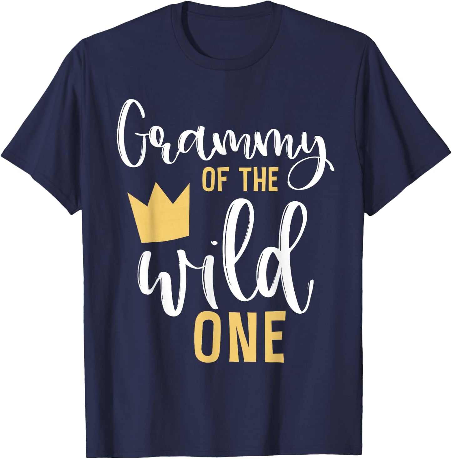 Grammy of the Wild One Matching 1st Birthday First Thing Nan T-Shirt - T-Shirt | Navy