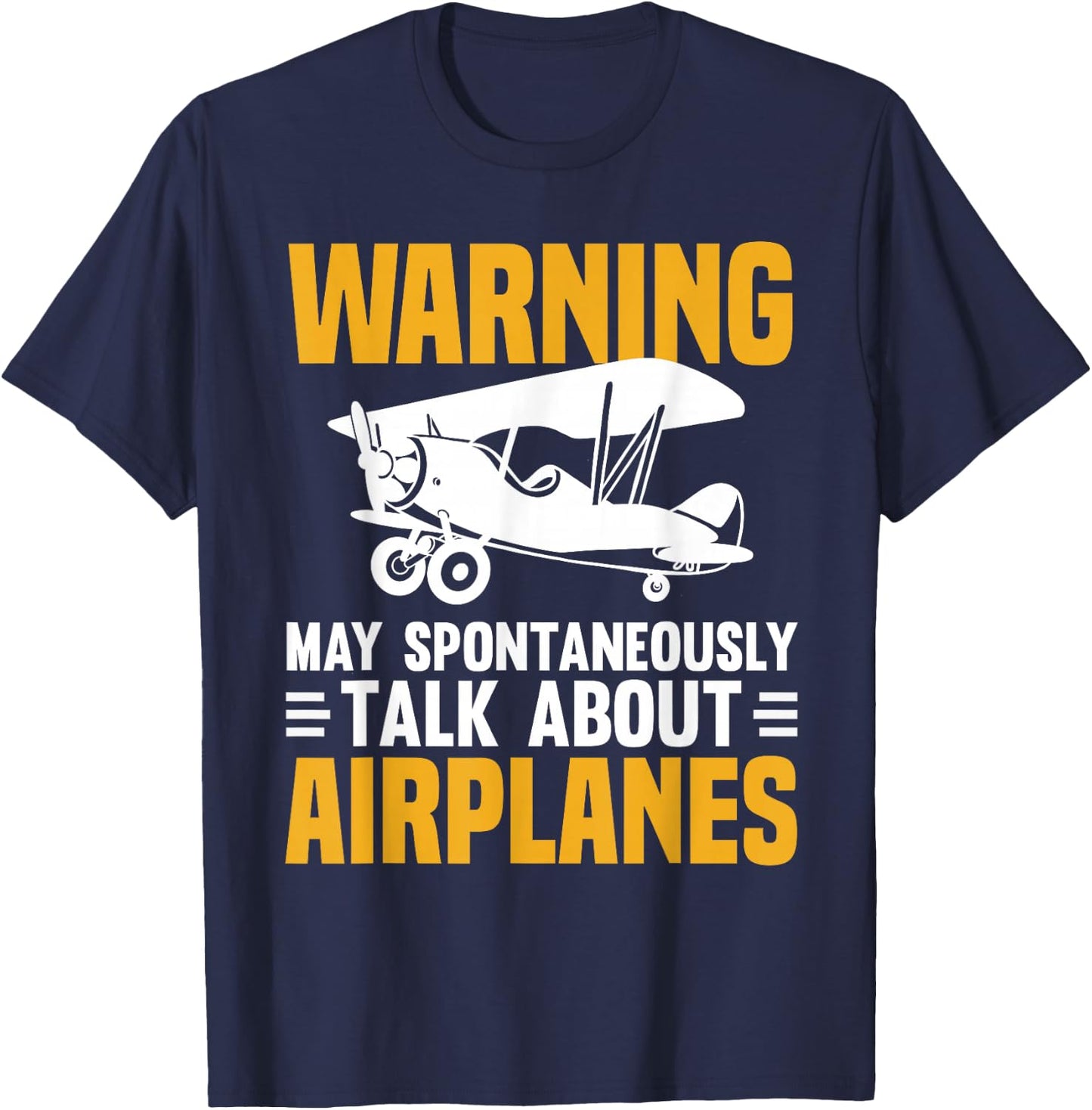 Funny Airplane Novelty Women Plane Aviation Pilot T-Shirt - T-Shirt | Navy