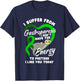 I Suffer from Gastroparesis Funny Gastroparesis Warrior T-Shirt - T-Shirt | Navy