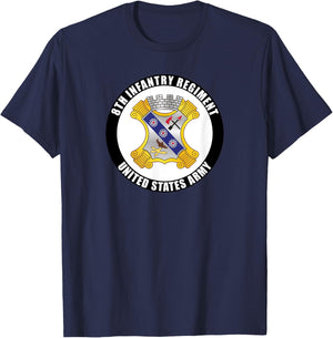 8th Infantry Regiment United States Army Veteran Military T-Shirt - T-Shirt | Navy